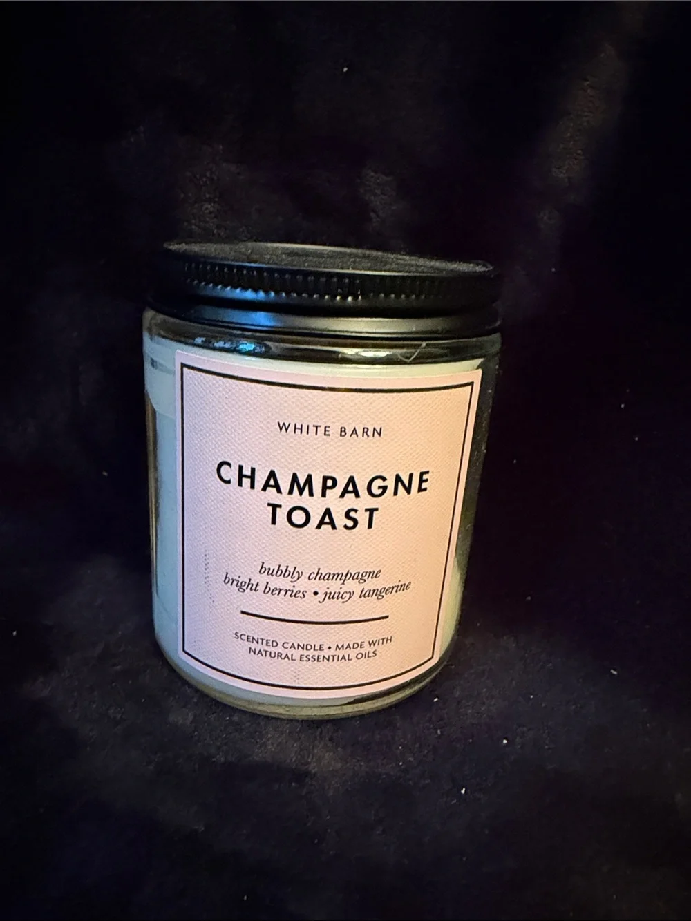 Champagne Toast Candle
